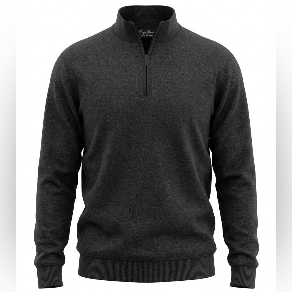 Indigo Palms quarter-zip pullover